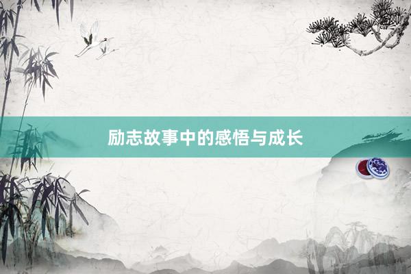 励志故事中的感悟与成长
