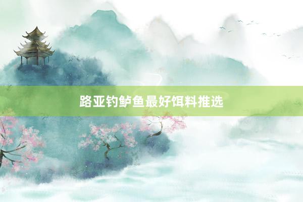 路亚钓鲈鱼最好饵料推选